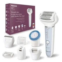 Panasonic Wet Dry Electric Epilator 8 Attachments - White